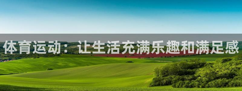 体育运动：让生活充满乐趣和满足感